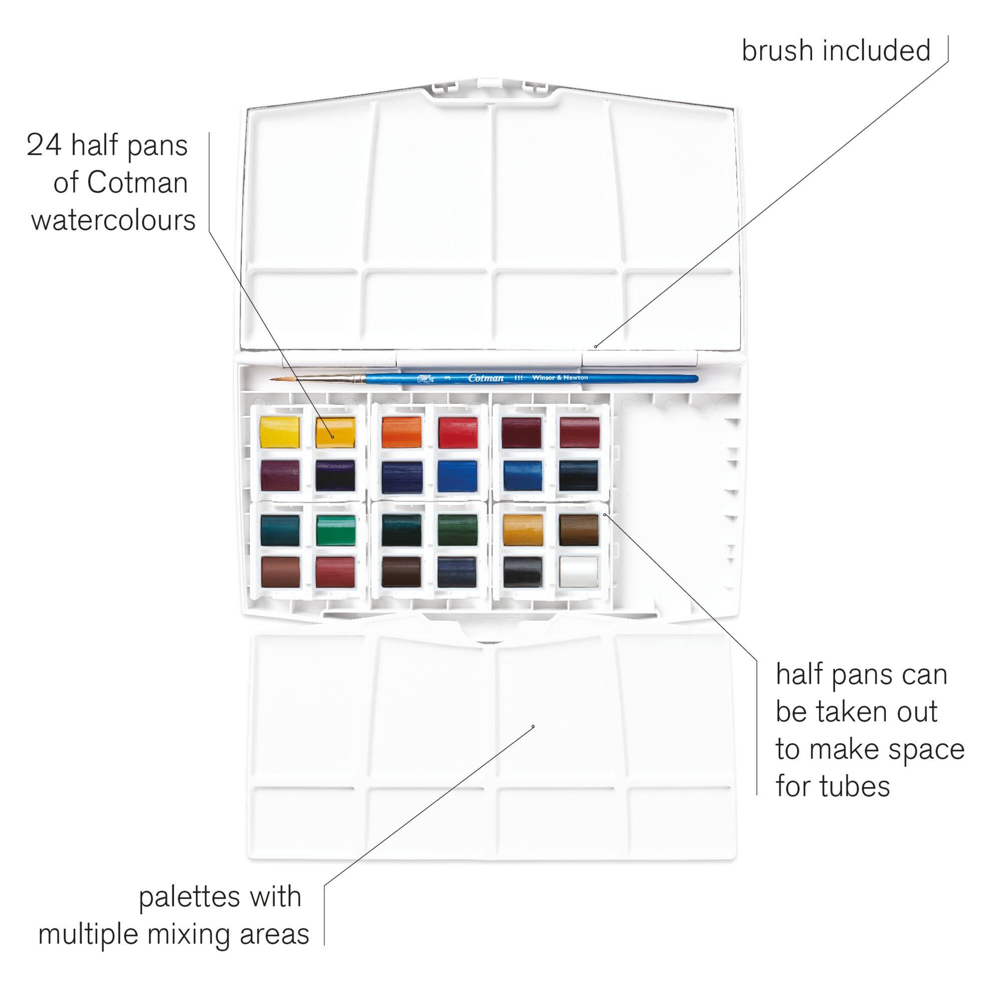 Winsor & Newton™ Cotman Watercolour™ Travel Set